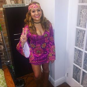 Hippie flower costume dress